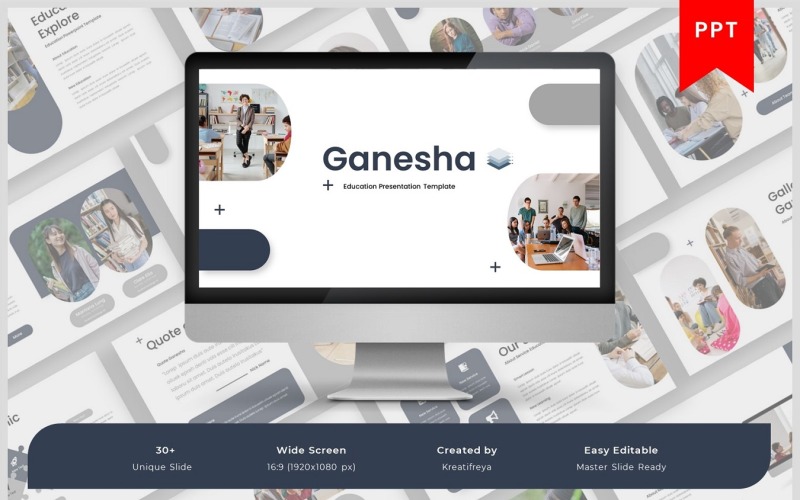 Ganesha – Modèle PowerPoint sur l'éducation