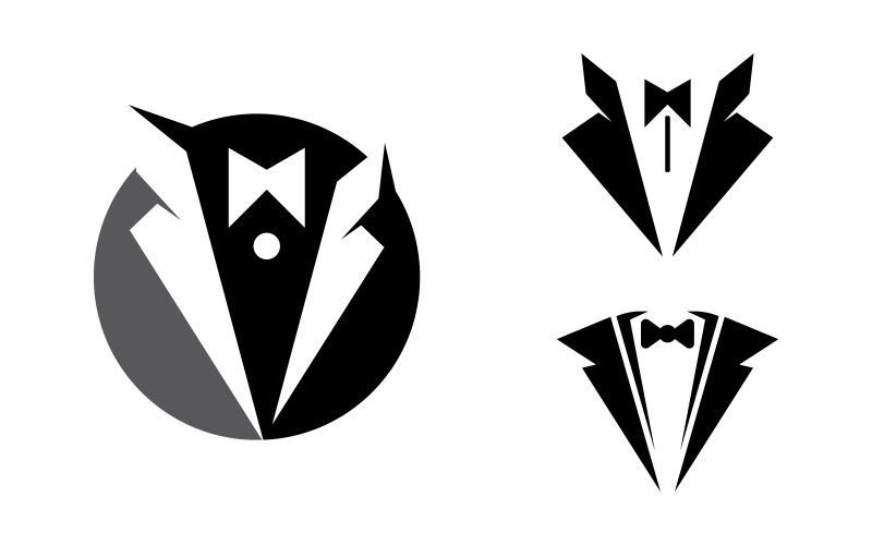 Exclusieve sjabloon vector icoon illustratie v.3 voor smoking man
