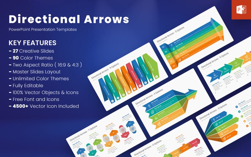 Directional Arrows PowerPoint Templates