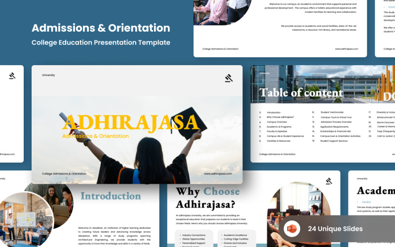 大学招生宣传 PowerPoint 设计
