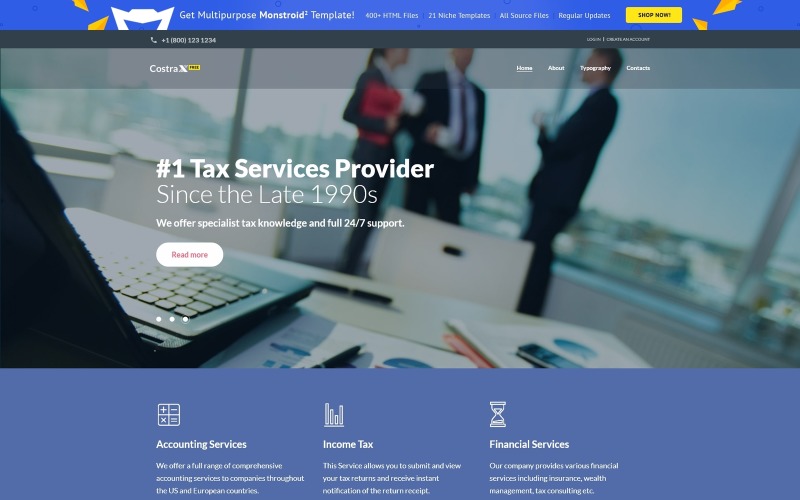 Free PRO Website Template #51576 - TemplateMonster