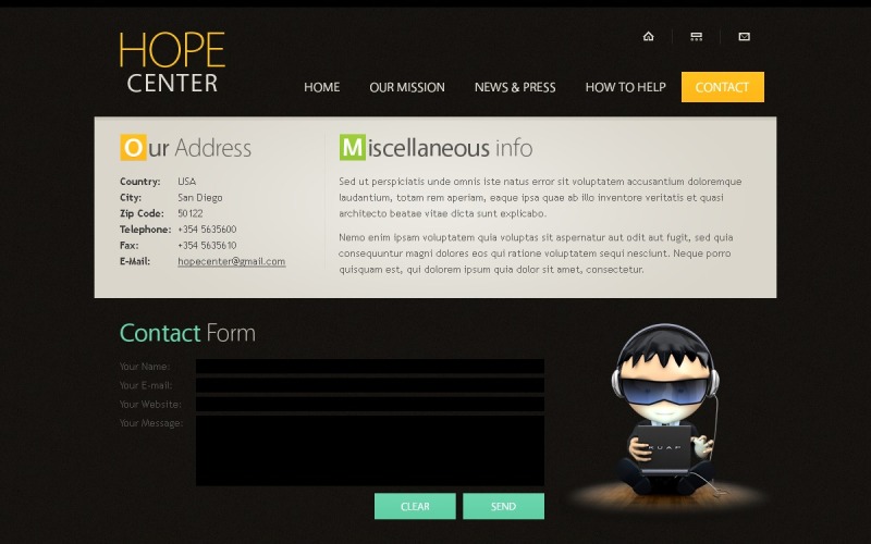免费网站模板-印刷术，jQuery Slider网站模板