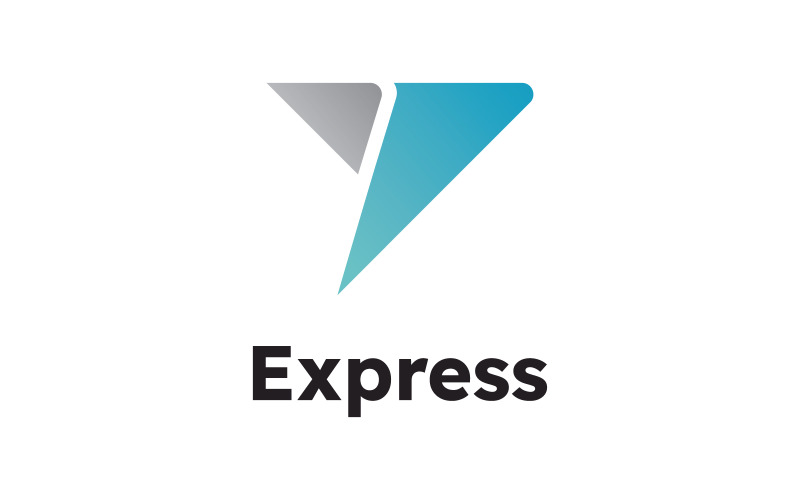 Express 徽标矢量图标设计插图模板 v11