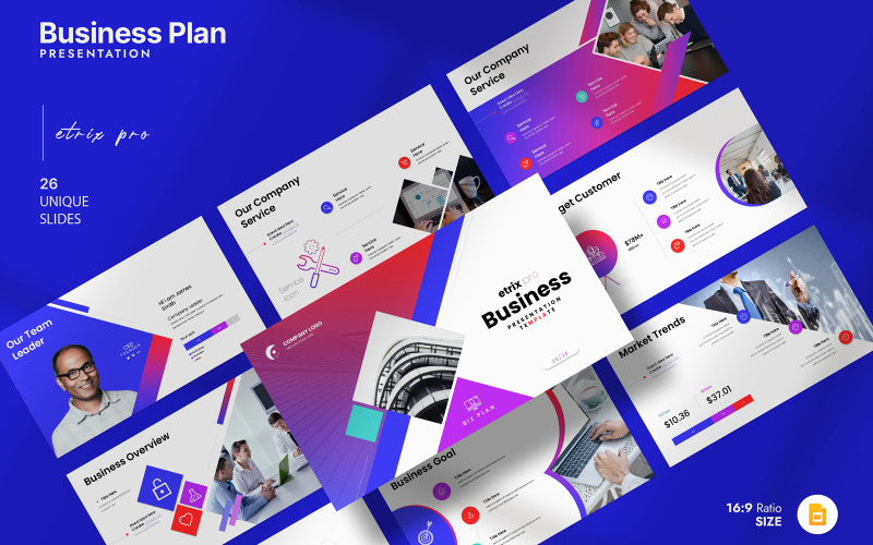Üzleti terv Google Slide Template 2026