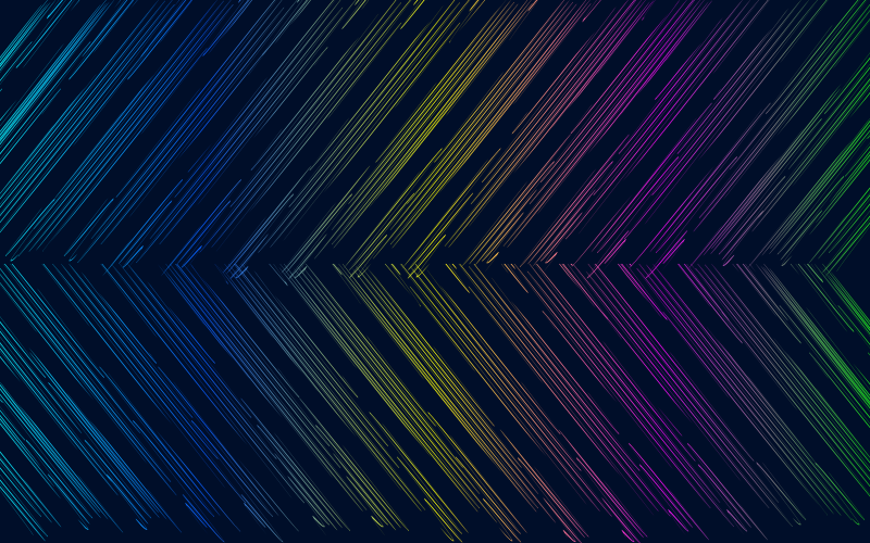 Padrão de linhas coloridas com fundo escuro