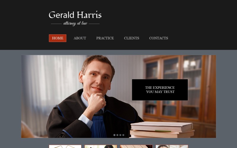 Free Website Template - Law Firm Website Template Hemsidemall #51641