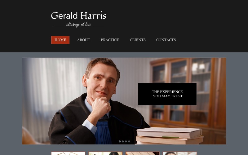 Free Website Template - Law Firm Website Template