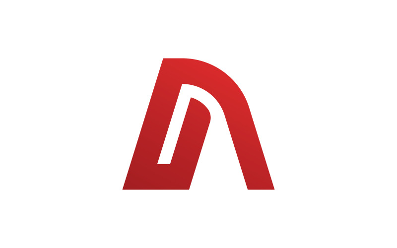 Elemento modello di design vettoriale del logo della lettera A v1