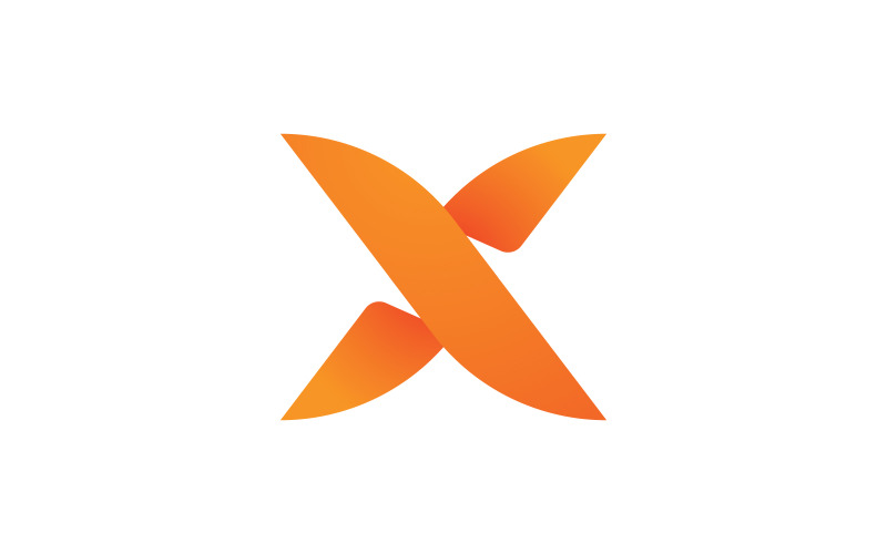 Conception et modèle de logo X. v5
