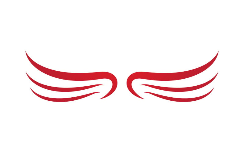 Eagle Hawk wing icon illustratio logotyp design v.11