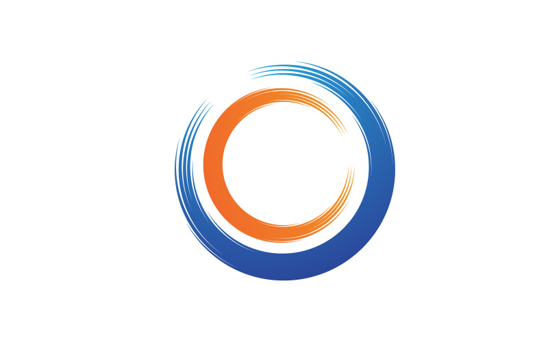 Ilustração de logotipo vetorial de onda de água líquida V1.96