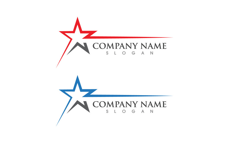 Conception de logo Star Speed Concept Logo Illustration v.9