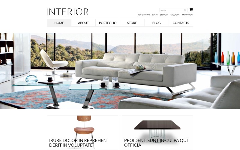 интерьер мебель woocommerce тема