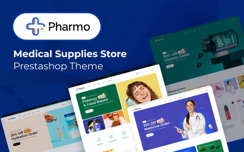 Ps Pharmo Elementor - Tıbbi Malzeme Mağazası Prestashop Teması