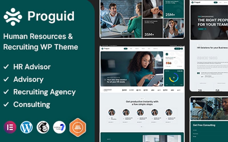 Proguid – Human Resources & Recruiting WordPress Theme
