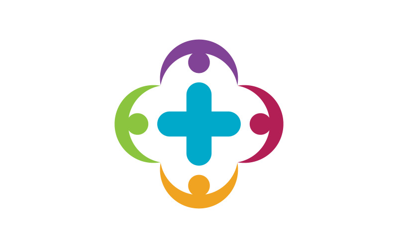 Modèle de logo de laboratoire médical de santé, illustration vectorielle, v.9