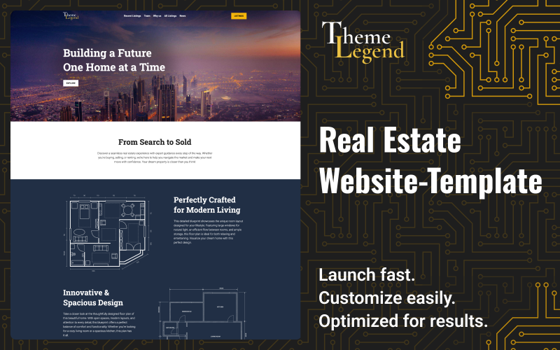 Legendás ingatlan – Reszponzív Drupal sablon