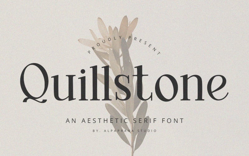 Quillstone – естетичний шрифт із зарубками