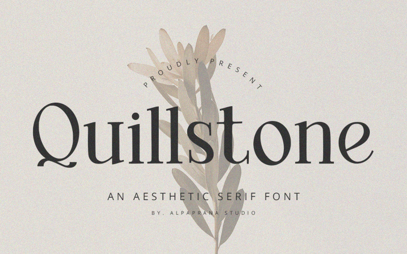 Quillstone - Font Serif estetico