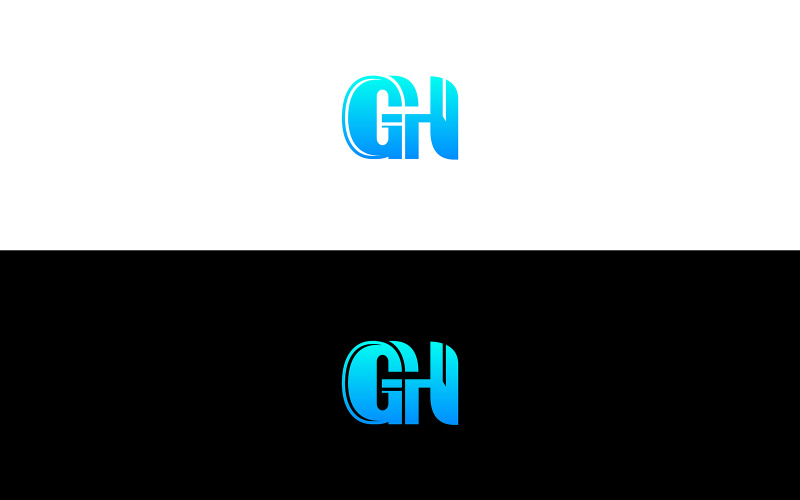 GH Letter Logo – Modern & Minimal Vector Design – GH Initial Logo – GH Monogram Logo – GH Logo