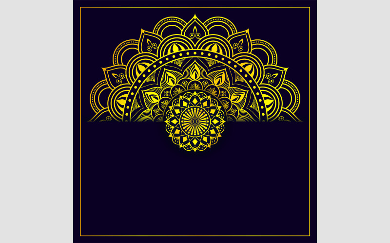 Luxusní islámské pozadí mandala vektorový design Luxusní pozadí islámské mandaly