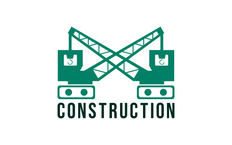 Conception de logo pour machines de construction