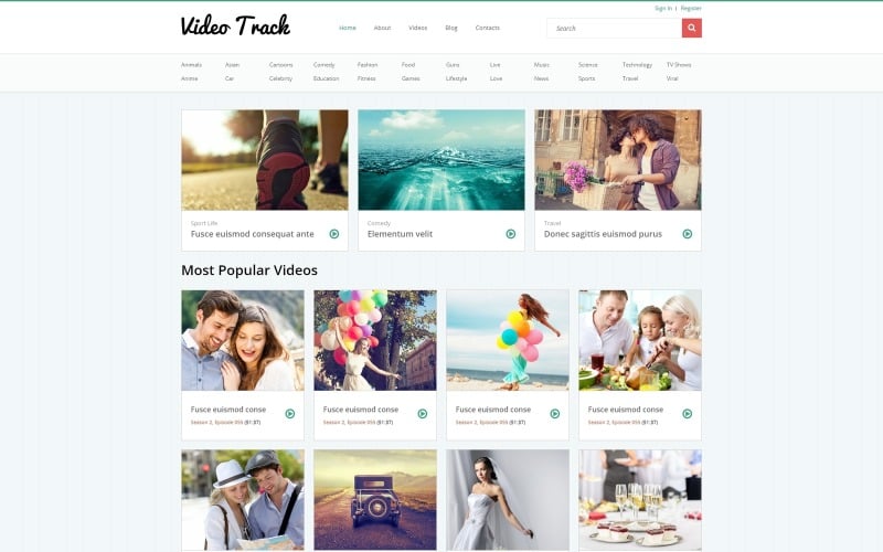 电影放映Joomla模板