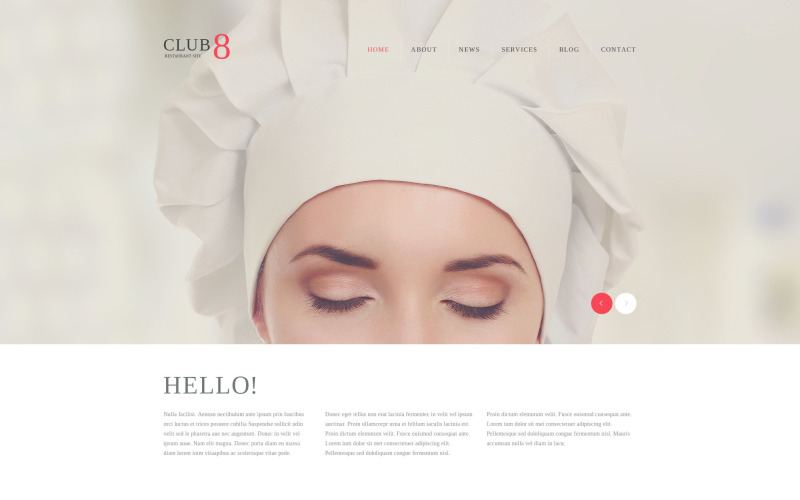 Tema WordPress do Clube Gourmet