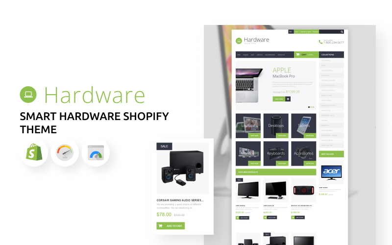 Thème Smart Hardware Shopify