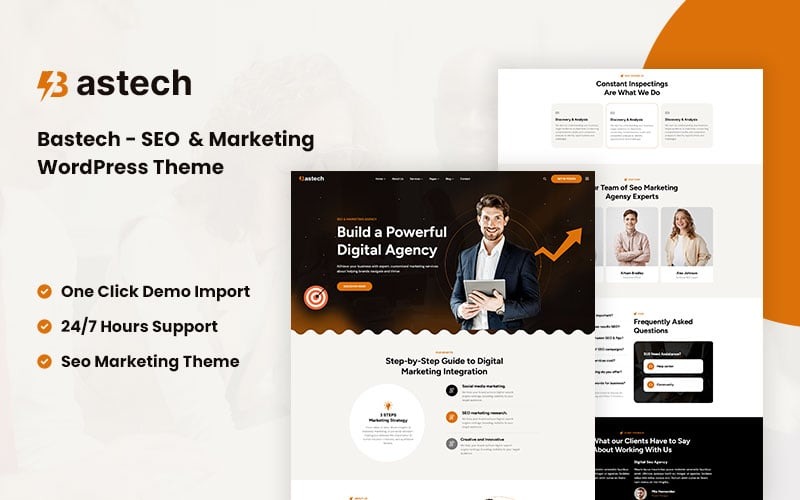 Bastech - SEO 和营销 WordPress 主题