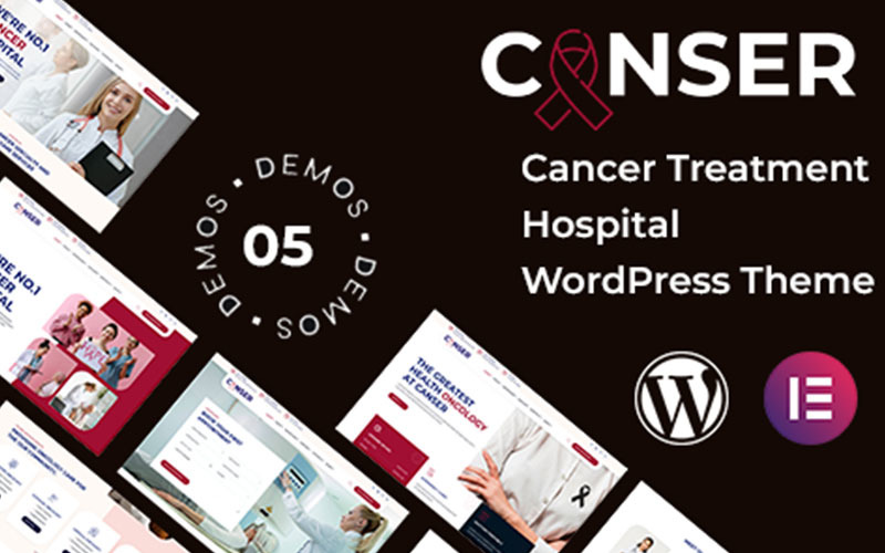 Canser - Tema WordPress per l'assistenza sanitaria medica e oncologica