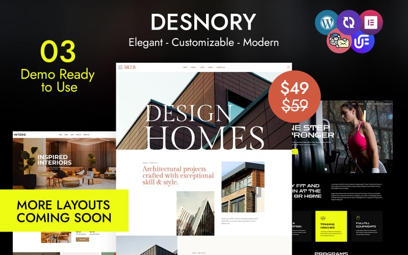 Desnory - Premier Multipurpose WordPress CMS Elementor Theme
