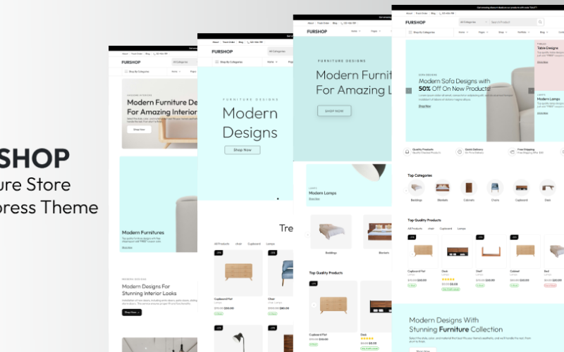 Tema WooCommerce para tienda de muebles Furshop