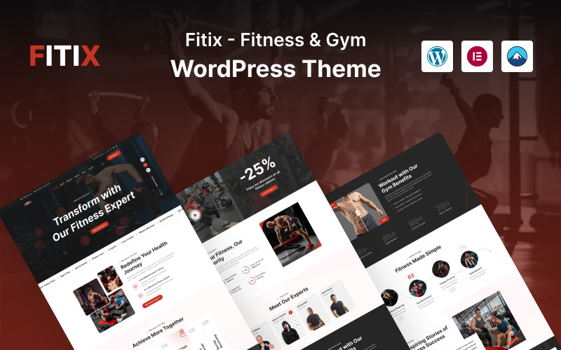 Fitix - тема WordPress для фітнесу та тренажерного залу