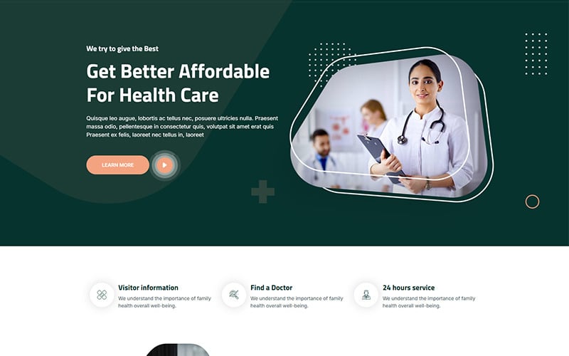 Hospro - Tema de WordPress para servicios de salud