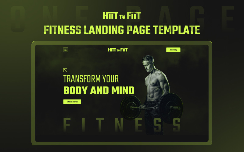 HiitToFiit – шаблон сайта OnePage Fitness Elementor