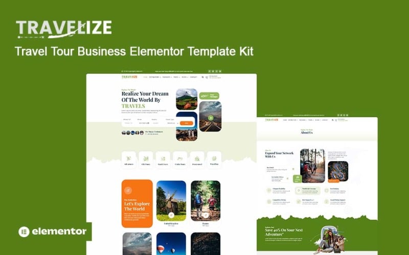 Travelize – The Ultimate Template Kit for Travel Enthusiasts and Professionals