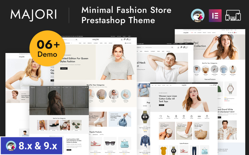 Majori - Minimal Fashion Store PrestaShop Reszponzív téma