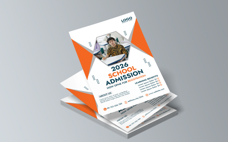 Modèle d'affiche d'admission d'entreprise modifiable