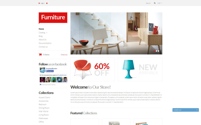 家具件Shopify主题