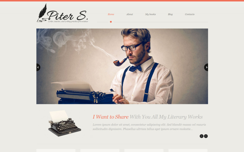 Responsywny motyw WordPress dla strony osobistej