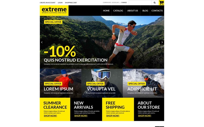 risk takers clothing gear virtuemart шаблон