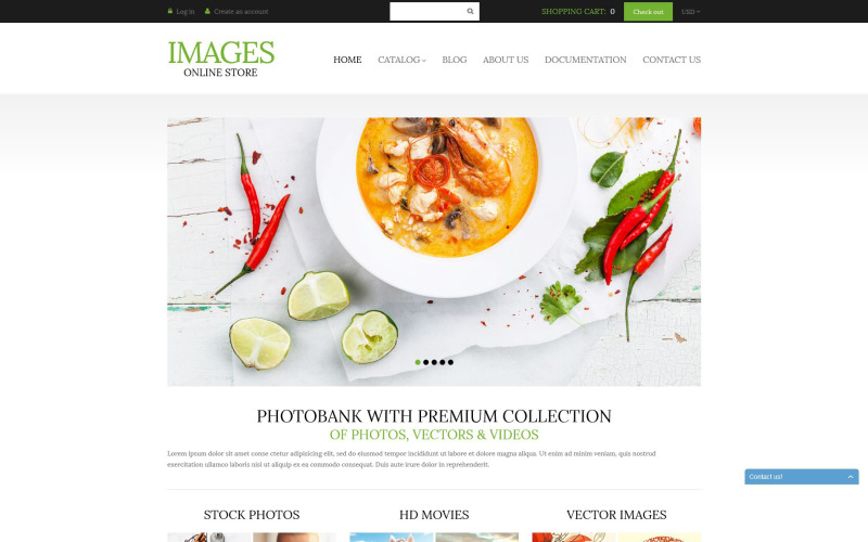 Tema di Shopify per la fotografia d'arte