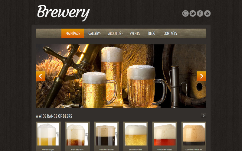 Tema WordPress per birra artigianale