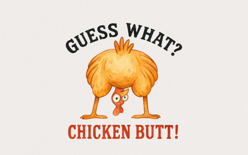 ¡Culo de pollo gracioso! PNG, Arte animal humorístico, Diseño de pollo cómico, Pollo gracioso PNG, Pollo