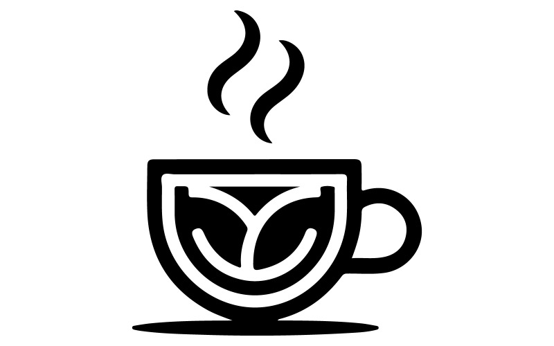 Create a logo for a coffee company with coffee cup