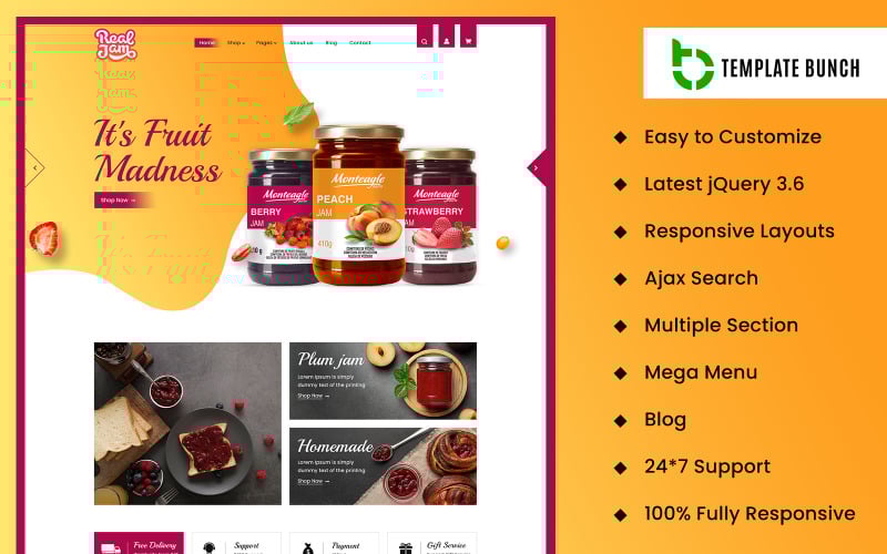 Real Jam – Prestashop-Themes und Website-Vorlagen für E-Commerce-Website-Design