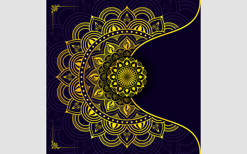 Design Mandala Islamico – Sfondo Vettoriale di Lusso per Uso Professionale e Spirituale