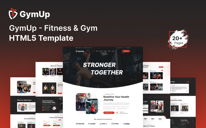 Gymup - Шаблон HTML5 для фитнеса и спортзала