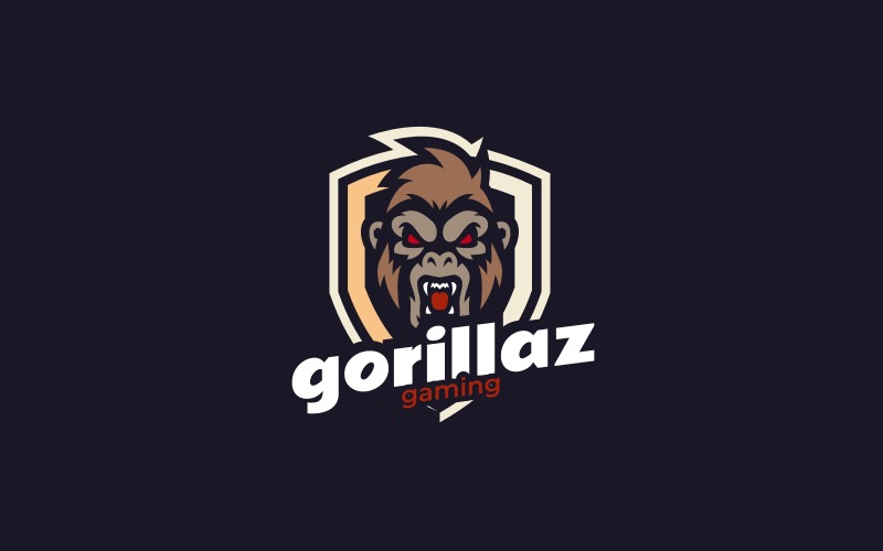 Gorilla Esports Gaming Logo-ontwerp